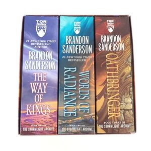 Stormlight Archive Series Brandon Sanderson Books Lot 1-3 Mass Market Paperback